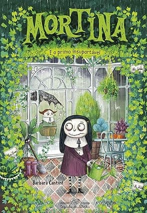 Capa do livro Mortina e o primo insuportável